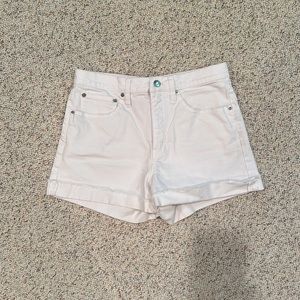 J.Crew high rise white jean shorts. Size 27